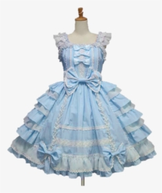 Baby Blue Lolita Dress, HD Png Download, Free Download