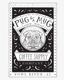 Pug And A Mug Stamp, HD Png Download, Free Download