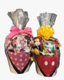 Minnie And Mickey Mouse Themed Gift Baskets For Easter - Wrapping Paper, HD Png Download, Free Download