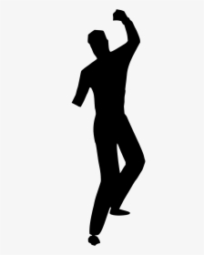 Silueta De Hombre Bailando Salsa , Png Download - Dancing Silhouette Gif Png, Transparent Png, Free Download