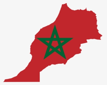 Morocco Flag And Map, HD Png Download, Free Download