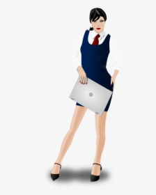 Entrepreneur Notebook Woman Free Photo - Girl, HD Png Download, Free Download
