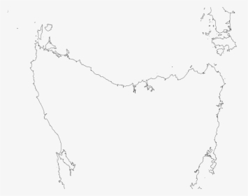 Map,white,line - Drawing, HD Png Download, Free Download