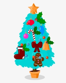 Arbol De Navidad Azul Png, Transparent Png, Free Download