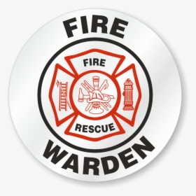 Fire Warden Helmet Sticker, HD Png Download, Free Download