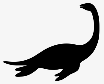 Eromangasaurus Extinguished Dinosaur - Silhouette Of A Plesiosaurus, HD Png Download, Free Download