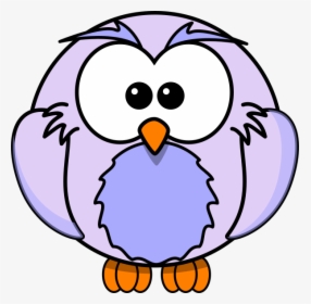 Light Purple Owl Cartoon Clip Art - High Resolution Coloring Book, HD Png Download, Free Download