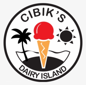 Cibik"s Dairy Island - Ice Cream Cone, HD Png Download, Free Download
