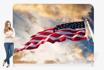 American Flag At War, HD Png Download, Free Download