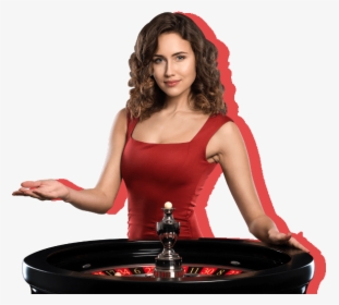 Live Casino Female Dealer - Online Casino, HD Png Download, Free Download
