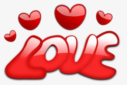 Love Graffiti Text And Heart Clipart, HD Png Download, Free Download
