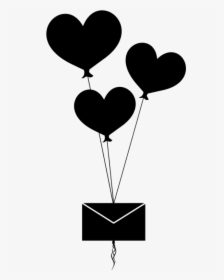 Globos De Corazon Clipart , Png Download - Clipart Valentines Day Heart Balloons, Transparent Png, Free Download