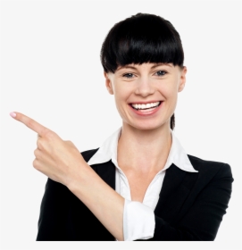 Women Pointing Left Png Image - Portable Network Graphics, Transparent Png, Free Download