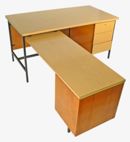 Florence Knoll Desk And Return - Art Table, HD Png Download, Free Download