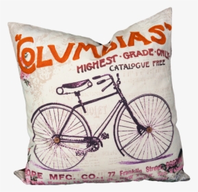 Columbias Bike Pillow, Bohemia Pillow - Throw Pillow, HD Png Download, Free Download