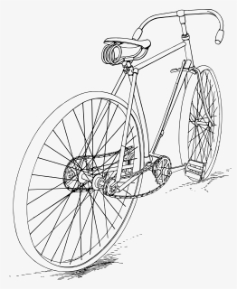 Detailed Bike Outline, HD Png Download, Free Download
