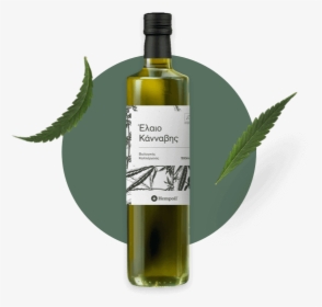 Hemp Seed Oil Bottle - Glass Bottle, HD Png Download, Free Download