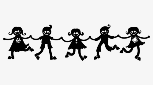 Boys Children Dance Free Photo - Friends Clipart Black And White, HD Png Download, Free Download