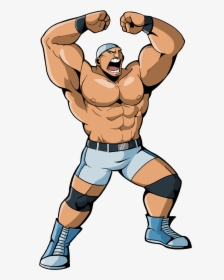 Bodybuilder Png Cartoon - Draw-herpity