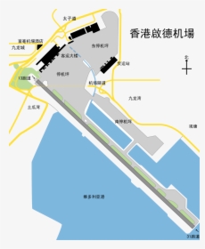 Kai Tak Airport Diagram, HD Png Download, Free Download