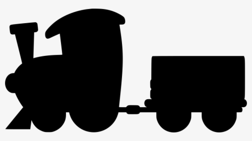Train Wagon Toy Silhouette Png, Transparent Png, Free Download