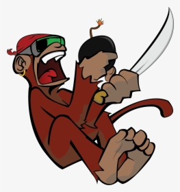 Monkey Cartoon- - Cartoon, HD Png Download, Free Download