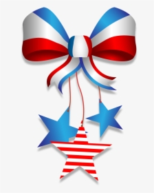 Independence Day Bow Clip Art, HD Png Download, Free Download