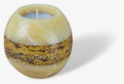 Onyx Candle Holder Striped - Ceramic, HD Png Download, Free Download