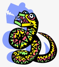 Vector Illustration Of Reptile Snake, HD Png Download, Free Download