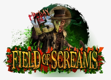 Field Of Screams Logo For Friday The 13th In March - Graphic Design, HD Png Download, Free Download