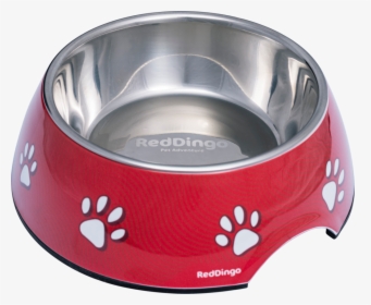 Red Dingo Premium 2 In 1 Dog Bowl - Dog Bowls With Paw Transparent, HD Png Download, Free Download