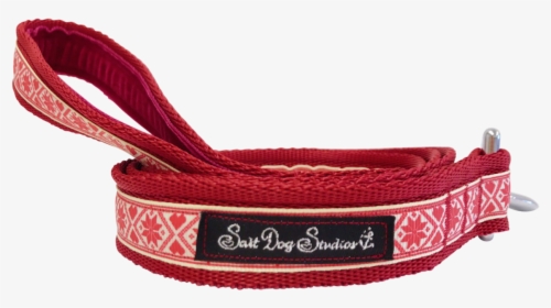 Red Nordic Snowflake Christmas Dog Lead © - Belt, HD Png Download, Free Download