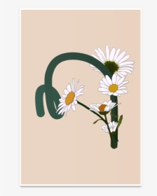 Poster Monograma Floral M De Evelinena - Monogram, HD Png Download, Free Download