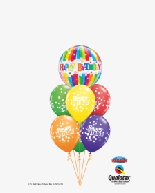 Birthday Confetti Dots & Colour Bands At London Helium - New Year Balloons Png, Transparent Png, Free Download