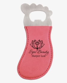 Pink Magnetic Foot Bottle Opener With Custom Laser - Sock, HD Png Download, Free Download