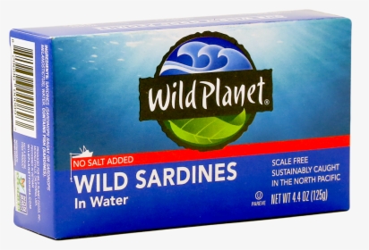 Wild Planet Wild Sardines In Water, - Packaging And Labeling, HD Png Download, Free Download