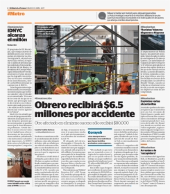 5m Abogados De Accidentesa - Newspaper, HD Png Download, Free Download