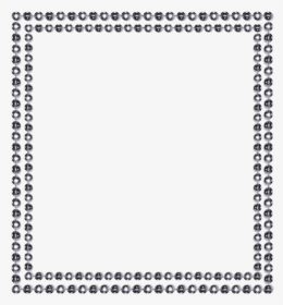 Rhinestone Vector Square - Black-and-white, HD Png Download, Free Download