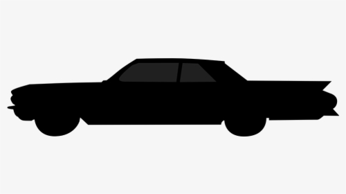 Classic Clipart 50"s Car - Old Car Silhouette Png, Transparent Png, Free Download
