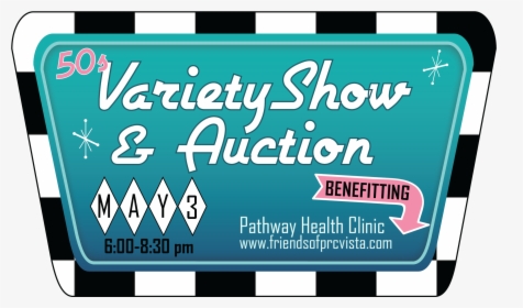 50s Variety Show And Auction - Poster, HD Png Download, Free Download