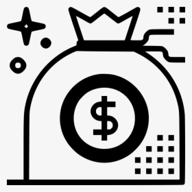 Budget Money Bag Coin - Bag Of Money Icon Png Transparent, Png Download, Free Download