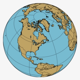 Orthographic Map Example Python - Globe, HD Png Download, Free Download