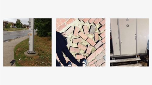 Three Photos Of Accessibility Problems - Brickwork, HD Png Download, Free Download