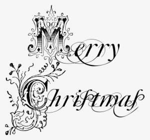 Christmas Word Design Drawing, HD Png Download, Free Download