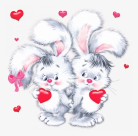 Bunnies With Heart Png Clipa - Ninguém Manda No Sentimento, Transparent Png, Free Download