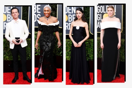 Image May Contain Greta Gerwig Margaret Qualley Andrew - Best Dress Golden Globes 2020, HD Png Download, Free Download