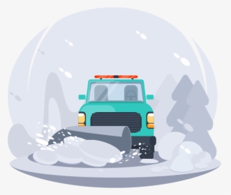 Snow Plowing & Removal - Van, HD Png Download, Free Download