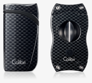 Colibri Falcon & V-cut Carbon Fiber Gift Set Black - Computer Speaker, HD Png Download, Free Download