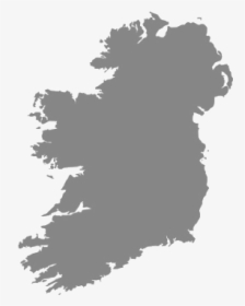 Ireland - Simple Outline Map Of Ireland, HD Png Download, Free Download