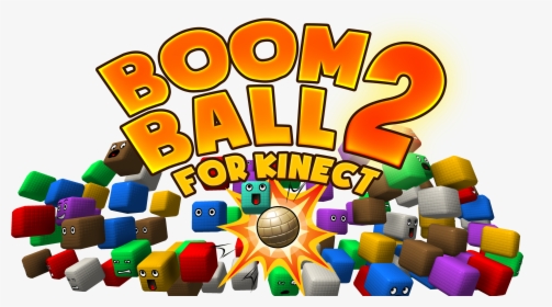 Boom Ball 2 Logo With Cubes , Png Download, Transparent Png, Free Download